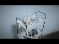 잠글 수 있는 바퀴가 달린 보관 카트