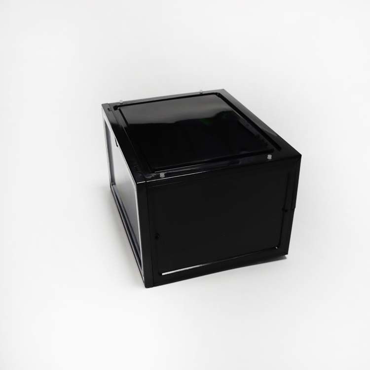 양쪽으로 여닫는 문 가구 신발 상자 접을 수 있는 PP 플라스틱 ODM 방진 무게 0.9kg
